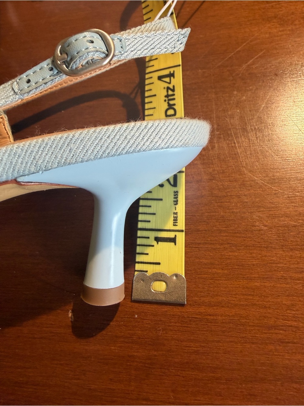 a new day Light Blue Jeweled Pointed heel - Picture 7 of 8